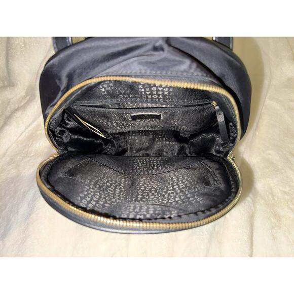 Kate Spade Black Nylon Backpack WKRU4717 Gold Zip Small Bag main image 8